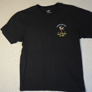 Salty Crew Black Tee with Graphic Print